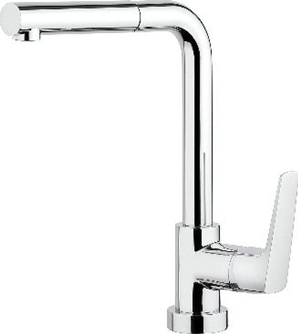 Rubinetto Miscelatore Monoc Lavello con Doccia Estraibile Mamol Cromo - 3