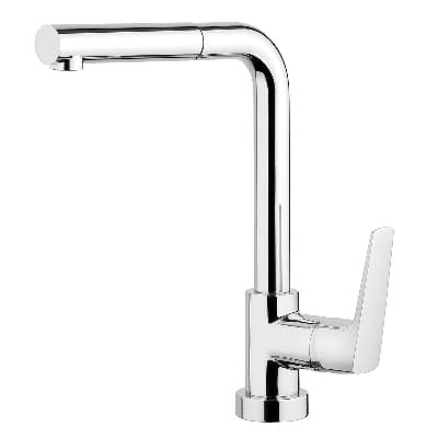 Rubinetto Miscelatore Monoc Lavello con Doccia Estraibile Mamol Cromo - 3