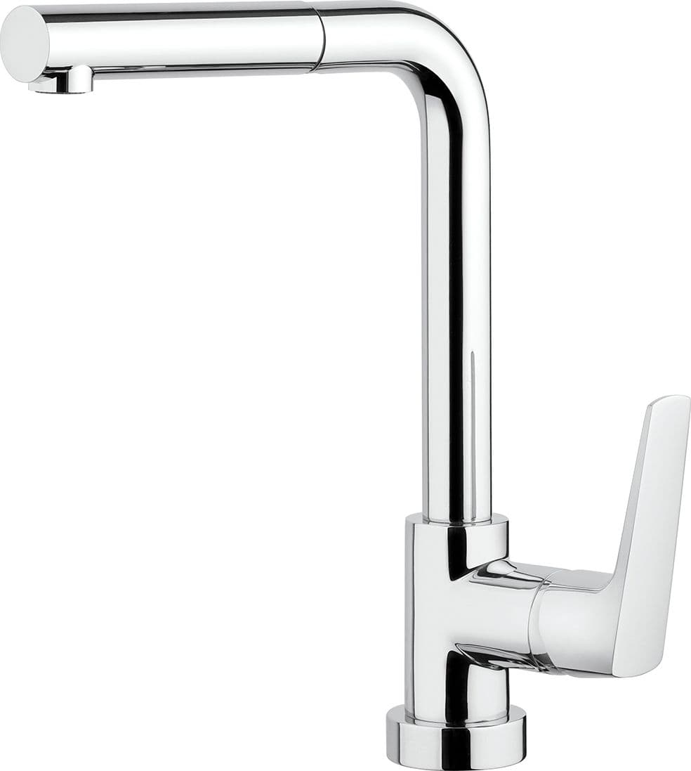 Rubinetto Miscelatore Monoc Lavello con Doccia Estraibile Mamol Cromo - 2