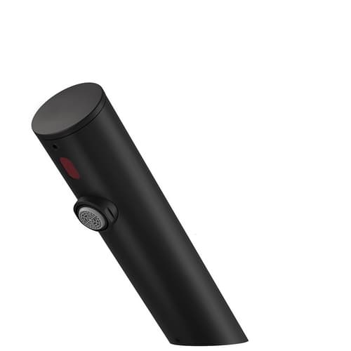 Rubinetto Lavabo Fotocellula Mcm a Corrente 230 x 6V Dc Nero Matt - 2