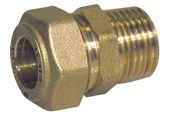 Raccordo Diritto o Ring Maschio Conico Tiemme Gas ¾ x 22 - 2