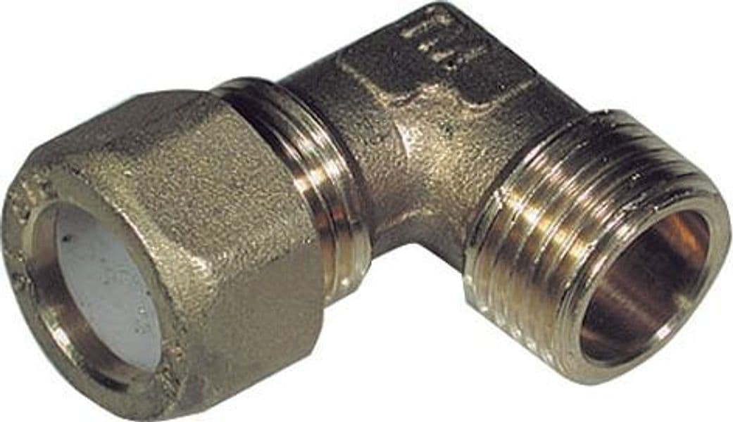 Gomito Maschio per Rame con Ogiva Teflon Tiemme 3/4 x 16 - 2