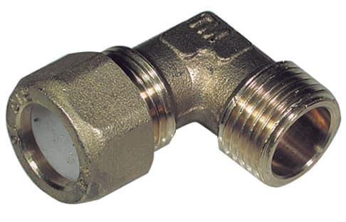 Gomito Maschio per Rame con Ogiva Teflon Tiemme ¾ x 16 - 2