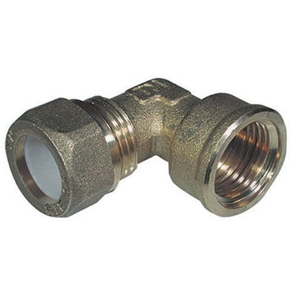 Gomito Femmina per Rame con Ogiva Teflon Tiemme 3/4 x 18R - 3