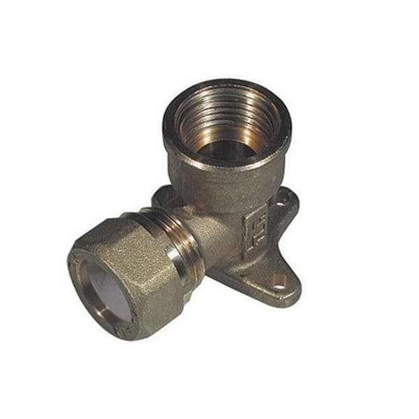Gomito con Flangia per Rame con Ogiva Teflon Tiemme 1/2 x 14 - 3