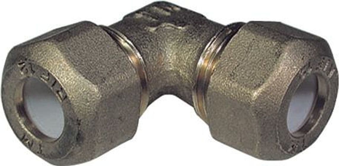Gomito Doppio per Rame con Ogiva Teflon Tiemme 1/2 x 12R - 2