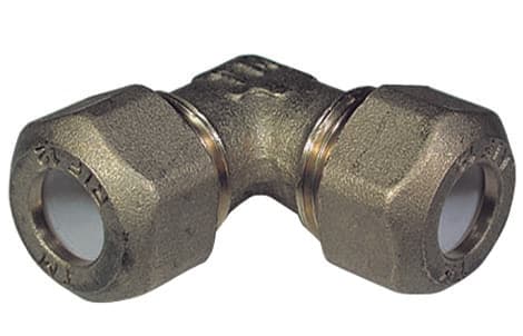 Gomito Doppio per Rame con Ogiva Teflon Tiemme ½ x 12R - 2