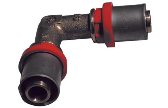 Raccordo Press Curvo Doppio per Multistrato Tiemm 50 - 2