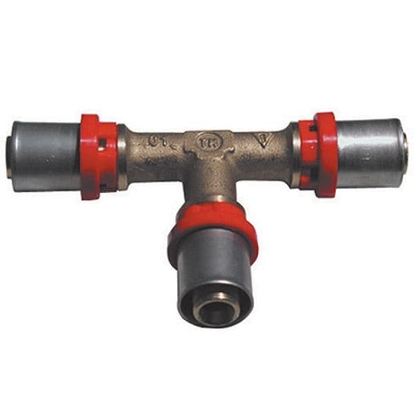 Raccordo Press a T per Multistrato Tiemm 50 x 26 x 50 - 2