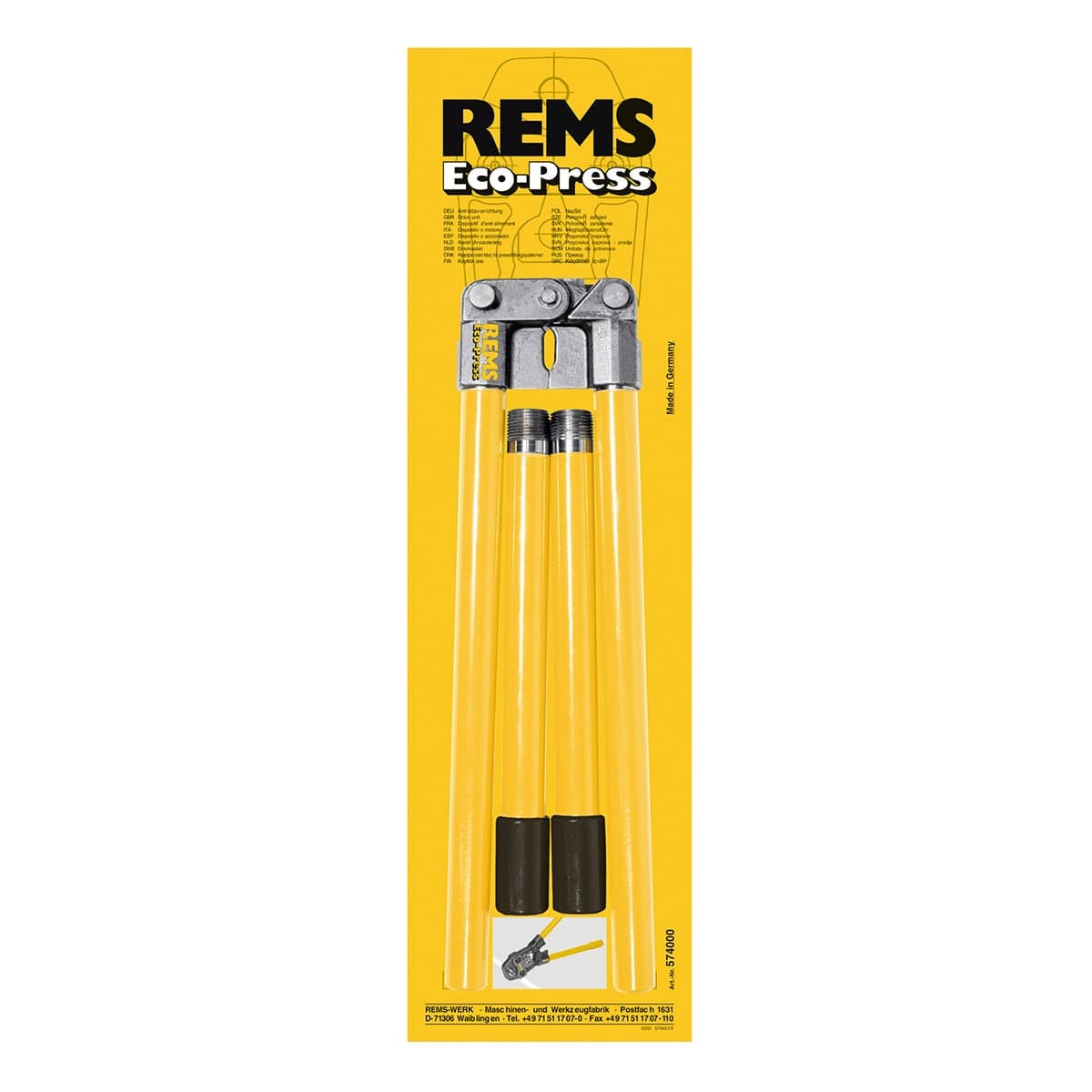 Pressatrice Radiale Manuale Eco Press Senza Pinze Rems - 2