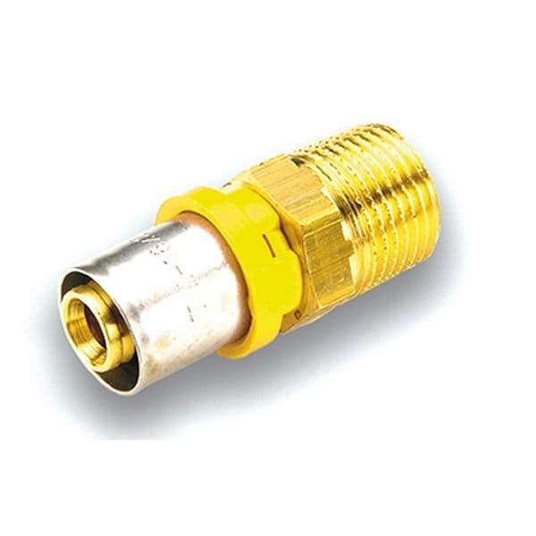 Raccordo per Multistrato Gas Diritto Maschio Tiemm 26 x 1 - 2