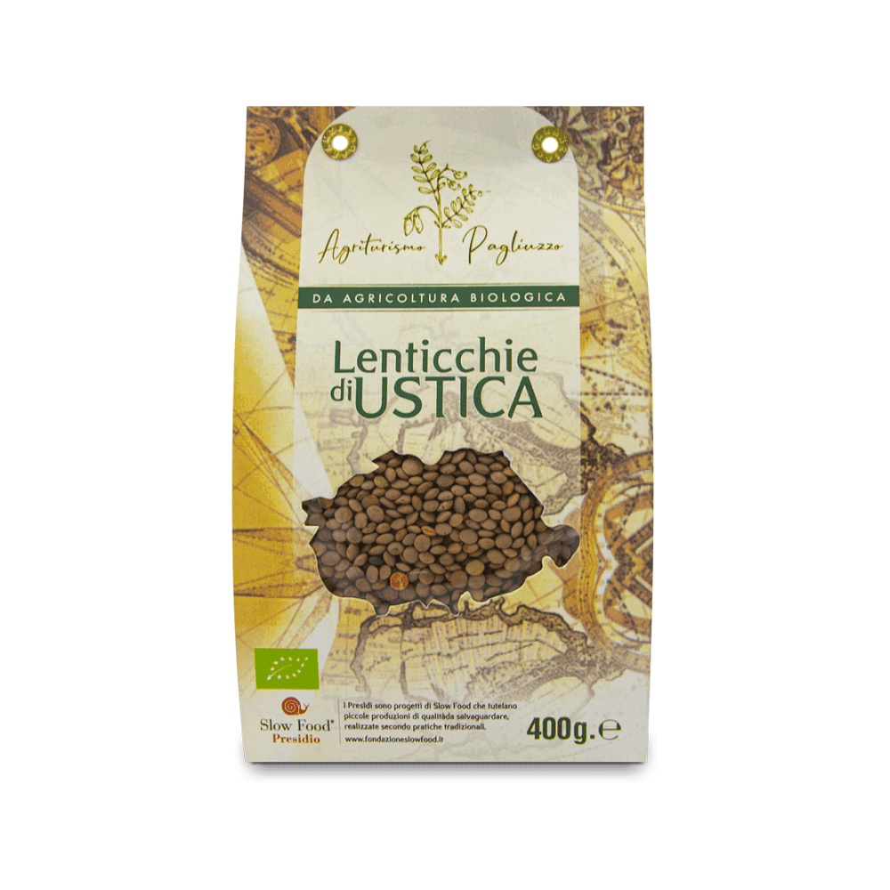 Lenticchie di Ustica | Presidio Slow Food - Biologiche | Agriturismo Pagliuzzo, Sicilia | 400g - 3