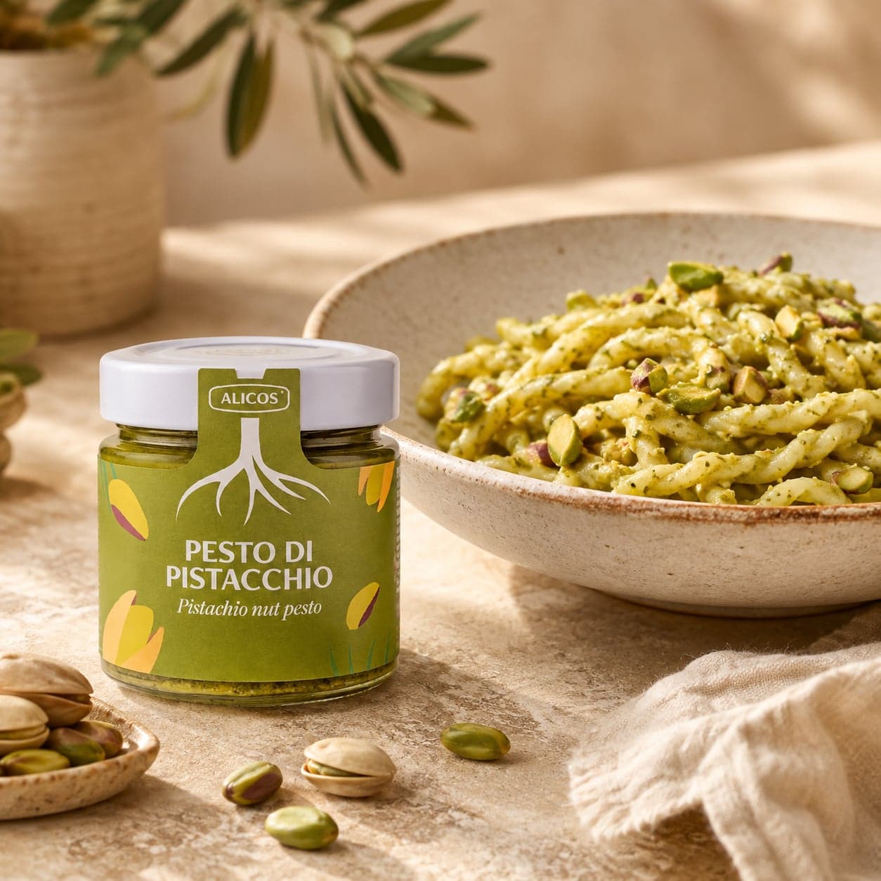 Pesto di Pistacchio | Made in Bronte | Alicos, Sicilia | 180g - 2