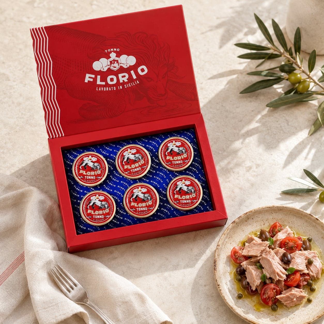 Tonno all'olio di oliva | 3 mesi di stagionatura | Florio, Sicilia | 6 x 100g - 2