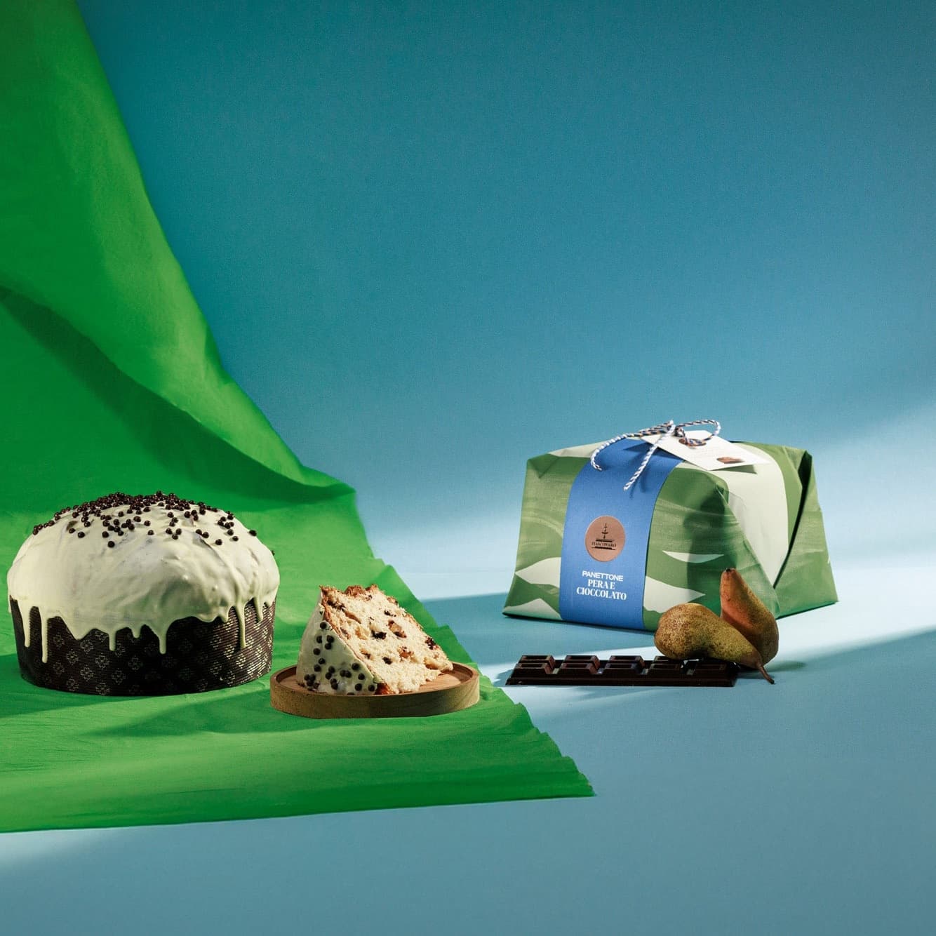 Panettone Pera e Cioccolato | Lievitazione Naturale | Fiasconaro, Sicilia | 1kg - 2