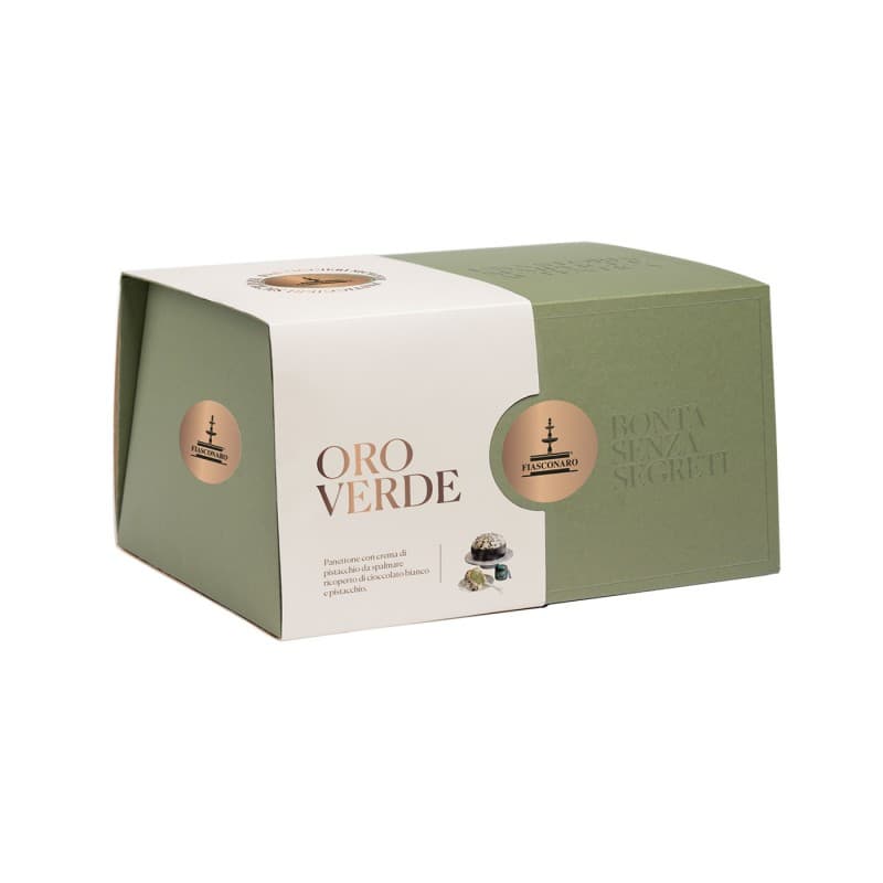 Panettone Oro Verde | Lievitazione Naturale | Fiasconaro, Sicilia | 1kg - 3