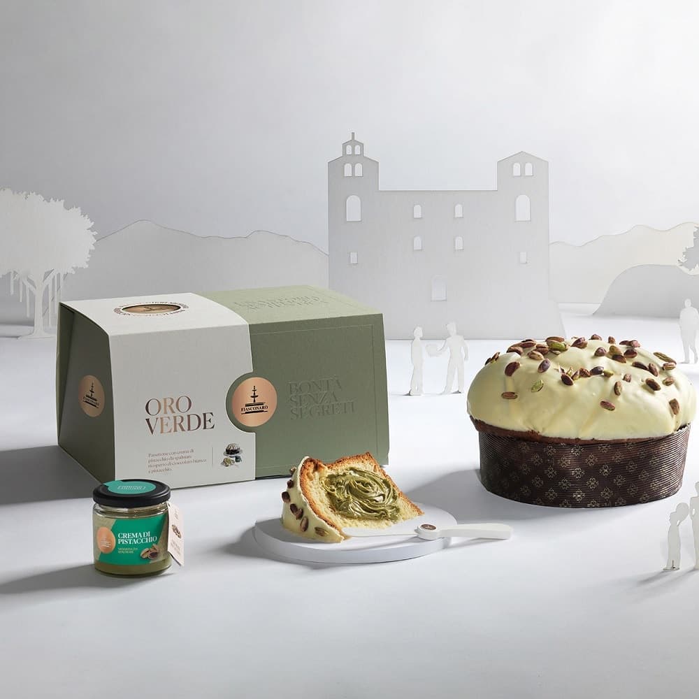 Panettone Oro Verde | Lievitazione Naturale | Fiasconaro, Sicilia | 1kg - 2