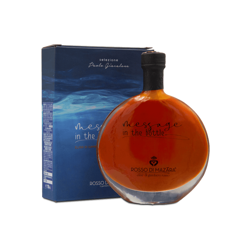 Message in the Bottle - Elisir di Gambero Rosso | Rosso di Mazara, Sicilia | 100ml - 3