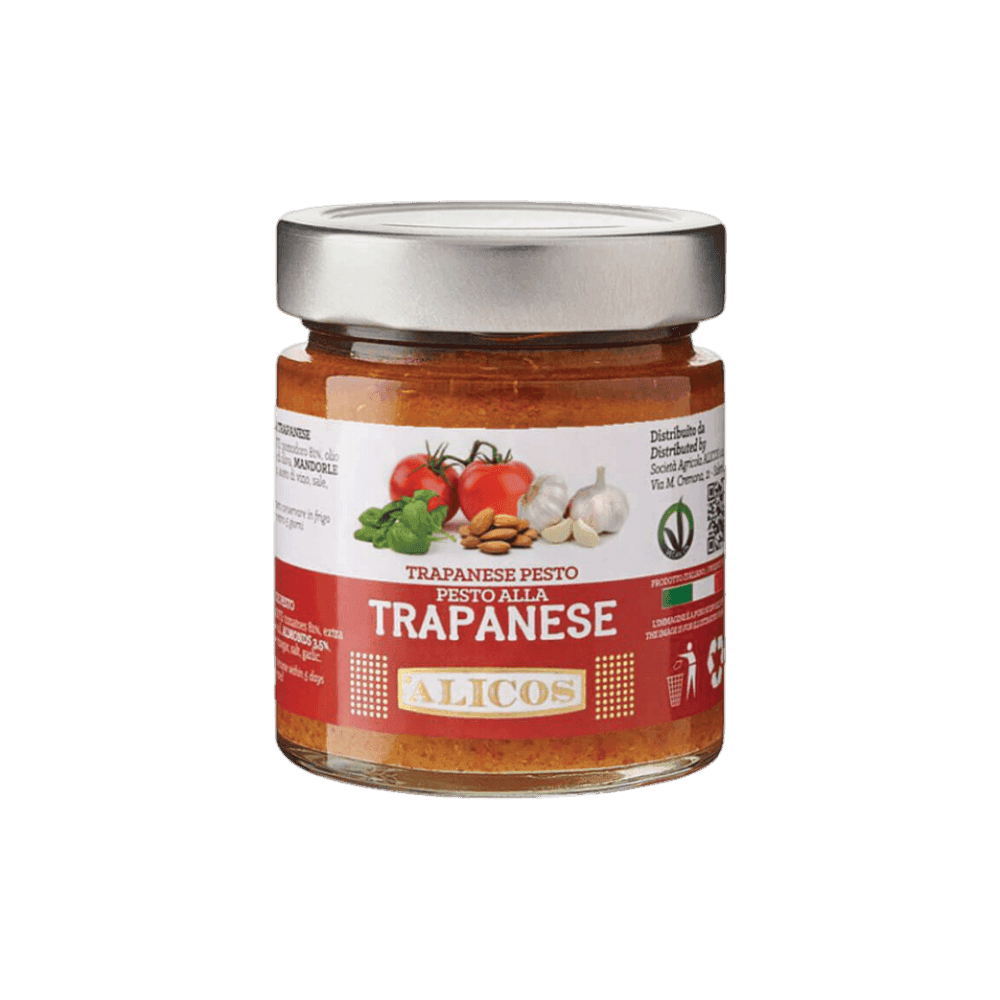 Pesto Trapanese | Ricetta Tradizionale | Alicos, Sicilia | 190g - 3