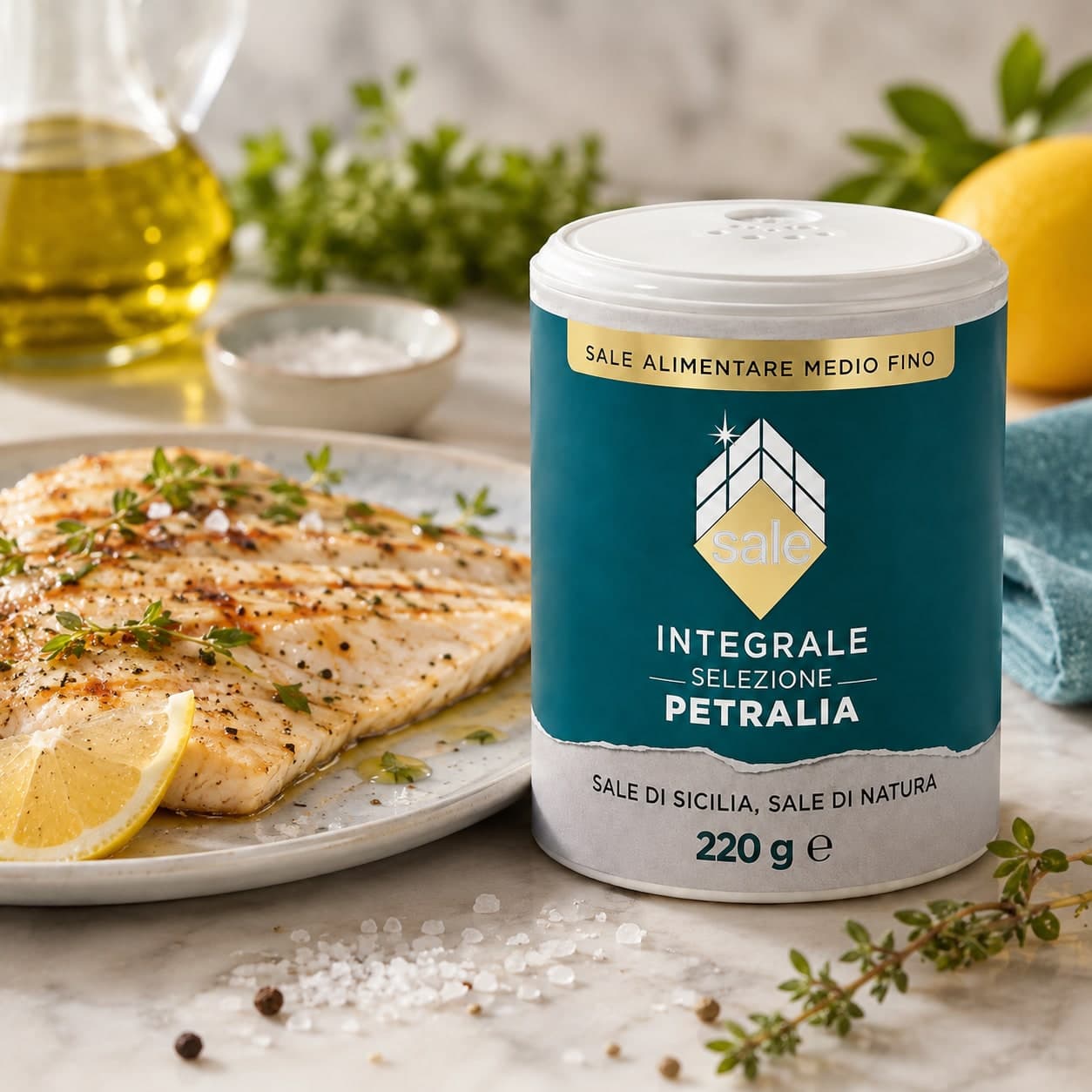 Sale di Petralia | Integrale di miniera | Medio fino | Italkali, Sicilia | 220g - 2