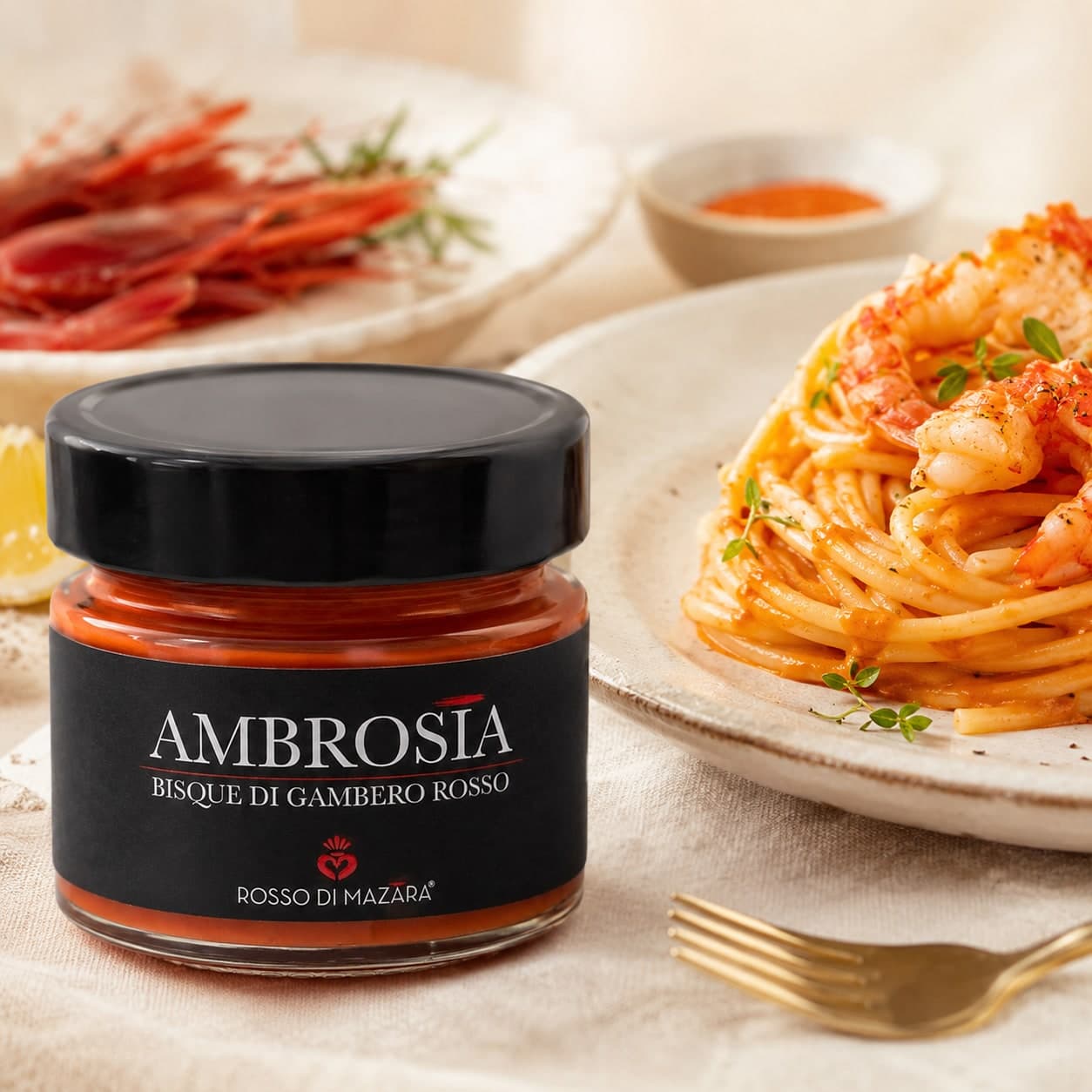 Ambrosia - Bisque di Gambero Rosso | Rosso di Mazara, Sicilia | 90g - 2