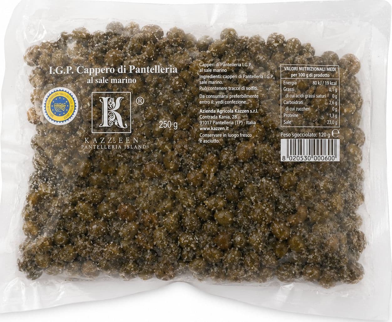 Capperi sotto sale | Gli originali di Pantelleria IGP | Kazzen, Sicilia | 250g - 3