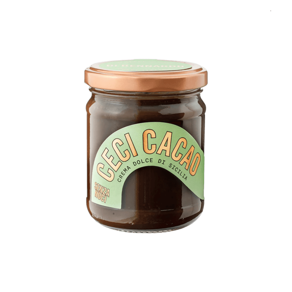 Crema Spalmabile Dolce Senza Frutta a Guscio - Con Ceci e Cacao | Melauro, Sicilia | 200g - 3
