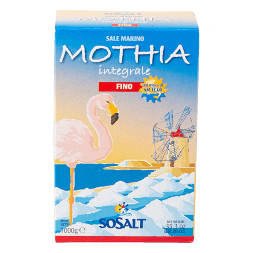 Sale di Mozia FINO | Sale Marino Integrale di Trapani | Sosalt, Sicilia | 1kg - 3