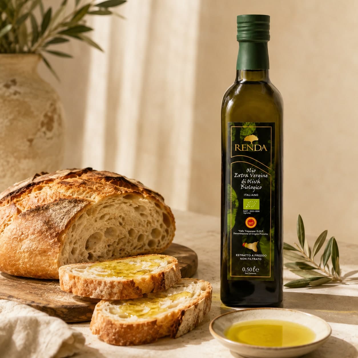 Olio Extravergine di Oliva | 100% Italiano DOP BIOLOGICO | Renda, Sicilia | 500ml - 2