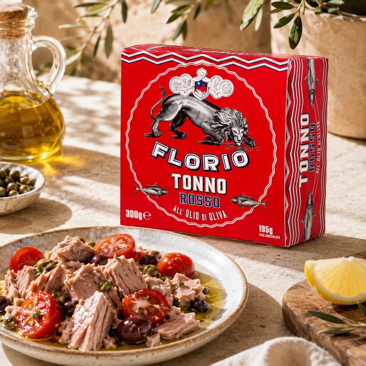 Tonno rosso del Mediterraneo(Zona Fao 37) all'olio di oliva | 3 mesi di stagionatura | Florio, Sicilia | 300g - 2