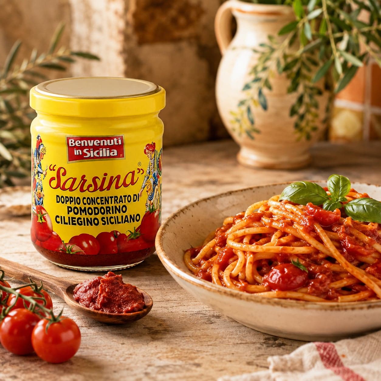 Estratto Doppio Concentrato Pomodoro Ciliegino | Fratelli Contorno, Sicilia | 210g - 2