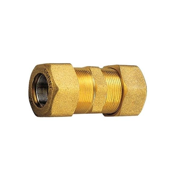 Raccordo Diritto Doppio per La Riparazione di Tubi in Acciaio Tiemm 11 x 2 - 3