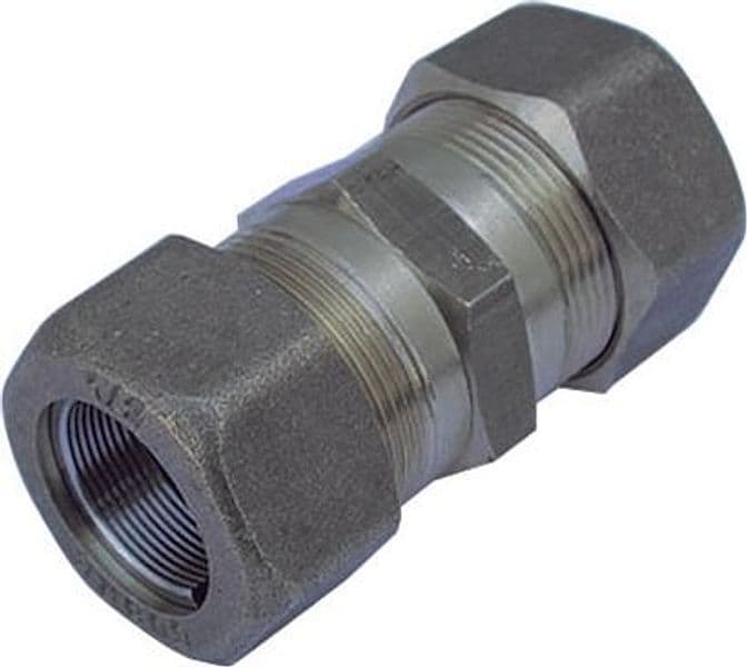 Raccordo Diritto Doppio per La Riparazione di Tubi in Acciaio Tiemm 11 x 2 - 2