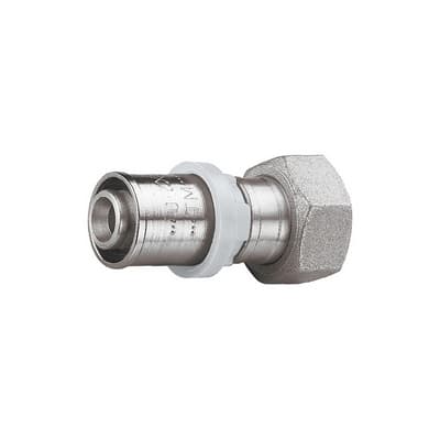 Raccordo Cromo Diritto con Girello Tiemm 20 x 2 - 3