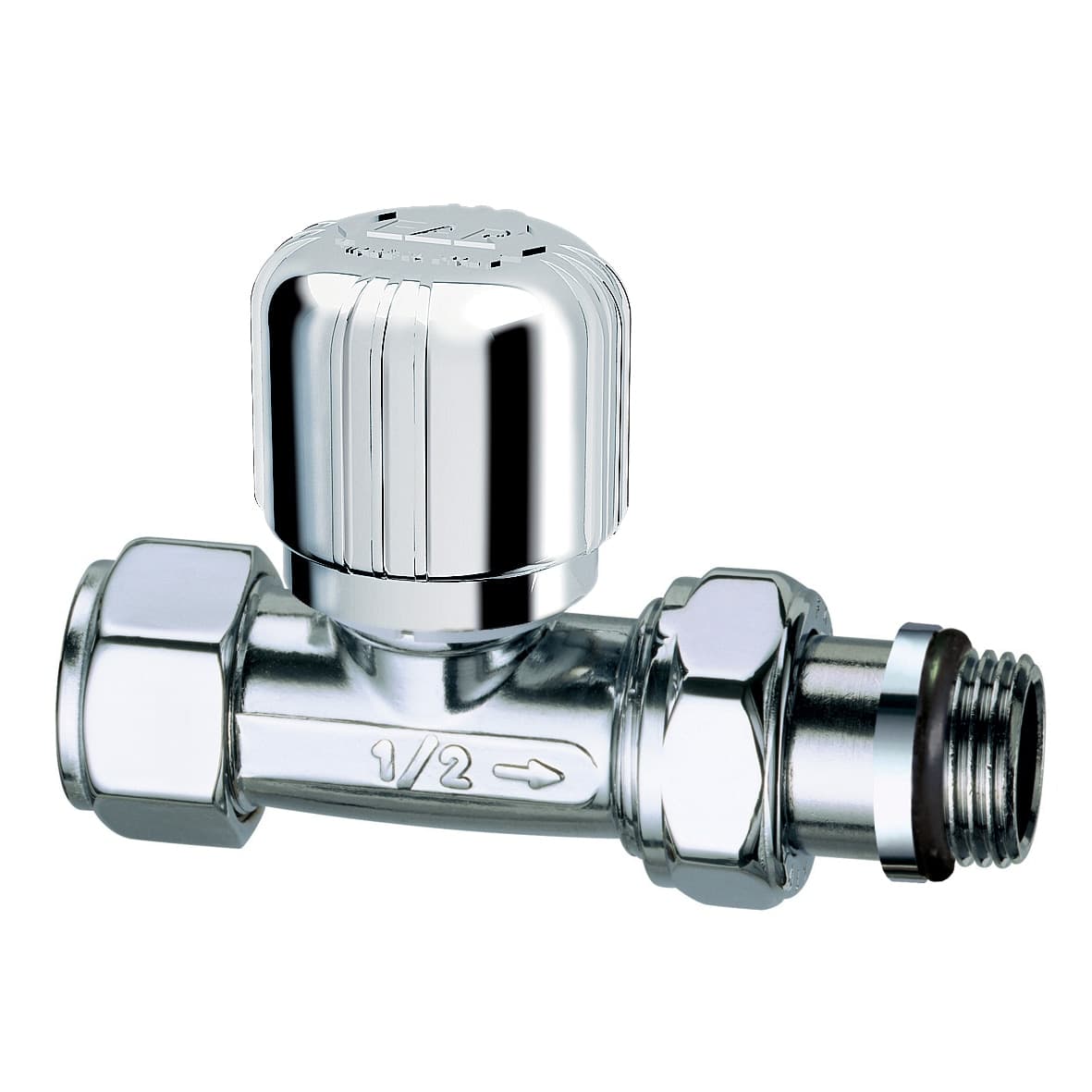 Valvola Termostatizzabile Diritta Cromata Far 321 a 0185 a 03 - 2