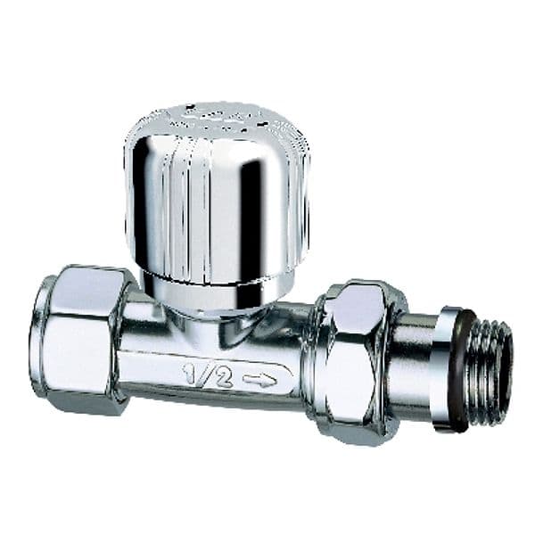 Valvola Termostatizzabile Diritta Cromata Far 321 a 0185 a 04 - 3
