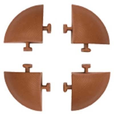 Angolare per Piastrella Autobloccante Pp Cotto H 5 x 5 cm 2,5 cm 4 Pezzi - 2