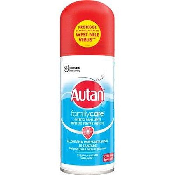 Repellente Insetti Family Care Secco Autan Spray 100 ml 12 Pezzi - 2