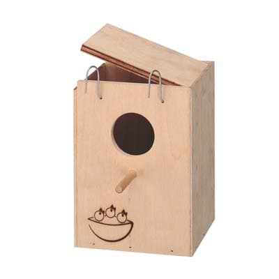 Nido per Gabbia Uccelli Ferplast Legno H 13 x 12 cm 17 cm 6 Pezzi - 2
