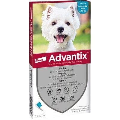 Antiparassitario Advantix Cani Elanco 10 4 kg 6 Pezzi - 2