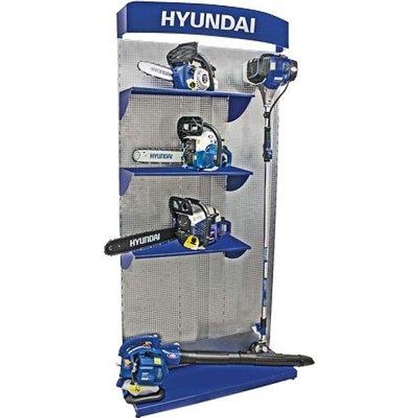 Espositore Decespugliatore e Motoseghe Hyundai Acciaio Verniciato Cm 100X55 - 2