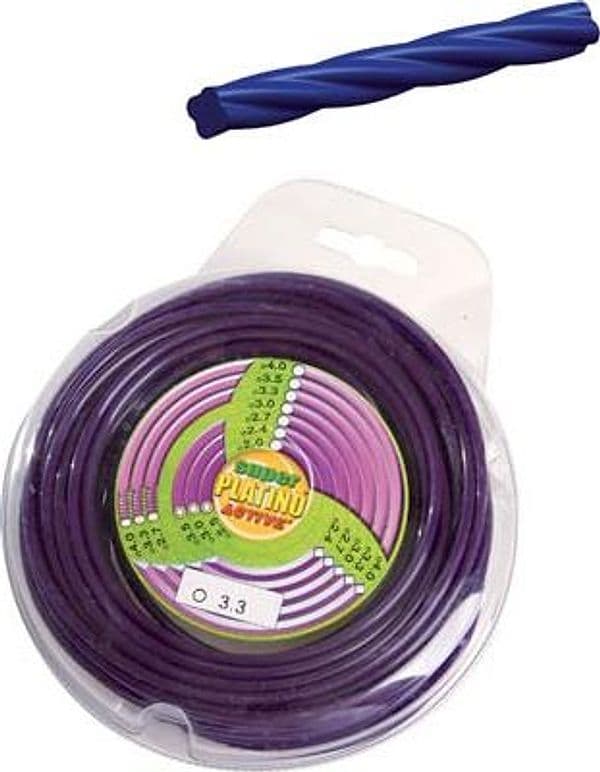 Filo per Decespugliatore Platino Ecosilent Active 15 m 3,0 mm 2 Pezzi - 2
