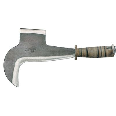 RONCOLA PENNATA TOSCANA 118 RINALDI  ACCIAIO FORGIATO/CUOIO CM 23 N00