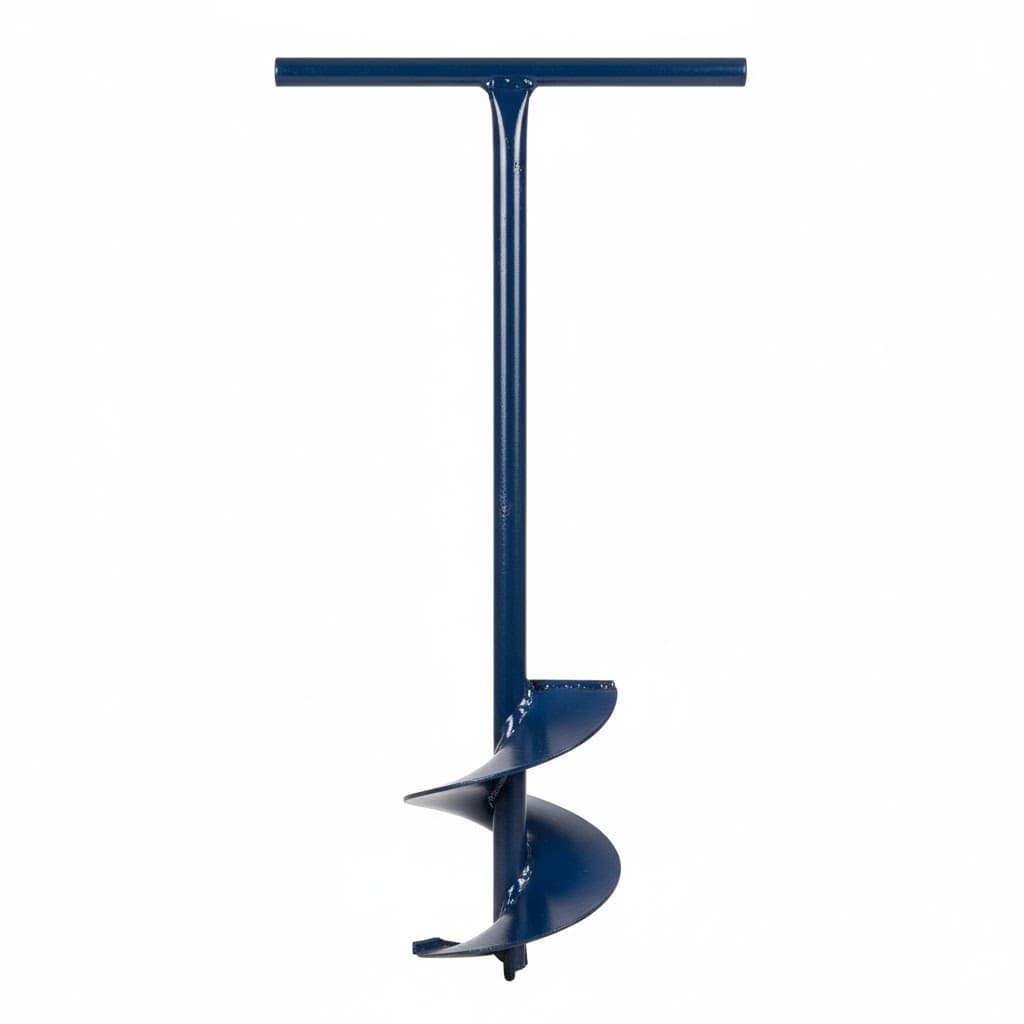 Trivella a Mano Siderurgia e Coperture Punta Elicoidale Acciaio 15 x 98 cm - 3