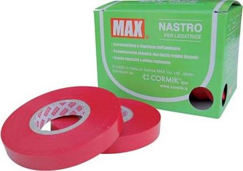 Nastro per Legatrice Originale Max Rosso 16 ml 11 mm 10 Pezzi - 2