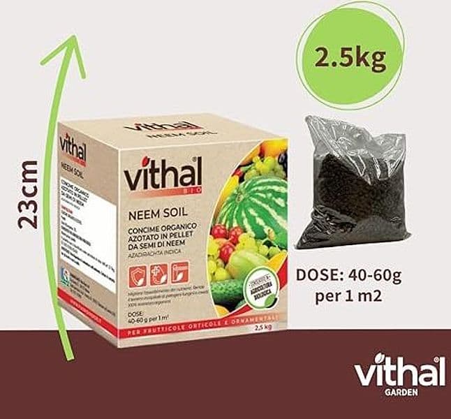 Concime Granulare Neem Soil Vithal Bio Kb Kg 2,5 - 2