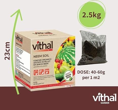 Concime Granulare Neem Soil Vithal Bio Kb Kg 2,5 - 2