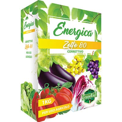 Concime Polvere Zolfo 80 Energica 1 kg 2 Pezzi - 2