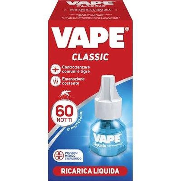 Ricarica Liquida Zanzare Vape Magic Classic Durata Notti 60 30 Pezzi - 2