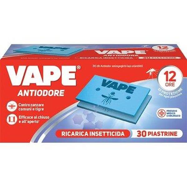 Piastrina Antiodore Zanzare Vape Mat 30 Pezzi - 2
